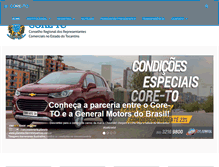 Tablet Screenshot of coretocantins.org.br